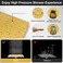 bellearly 8 High Pressure Square Rain Shower Head And All Metal Handheld Shower Equipped With 78Hose 3 Way Diverter ValveAdhesive Shower Head Holder Luxury Shower Combo
