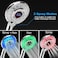 JIEYUMJ LED Shower Head Color Changing Handheld Shower Head High Pressure with Hose Water Saving Spray Showerheads Discoloration Warning Water Temperature Display 3 Spray Modes Easy to Install Chrome