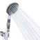 Briout Filtered Shower Head with Handheld High Pressure 5 Spray Mode Showerhead with Hose Bracket Filter for Hard Water