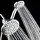 AquaDance Chrome 7 Premium High Pressure 3Way Rainfall Combo with Extra Long 72 inch Hose Enjoy Luxury 6Setting Rain Showerhead and Matching Hand Held Shower Separately or Together