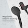 Pfister HydroFuse Handheld Shower Head Hose Included Magnetic Docking 6Function 25 GPM Spot Defense Matte Black Finish 016HFM01SDB