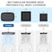 G-Promise GPromise All Metal 12 Inch Rain Shower Head with Massage Mode Handheld Spray Combo 3Way Diverter with Pause Setting Full Body Coverage Modern Bathroom Upgrade Matte Black