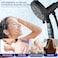 Fyhib Filtered Shower Head with Handheld 9 Spray Modes High Pressure Handheld Shower with Filter Spray Combo Magnetic Shower Heads With 60Inch Long HoseMatte black