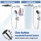 MINGOR-Style 13 Rainfall Shower Head with Handheld Spray Combo PushButton Diverter 3Mode Handheld Shower HeightAdjustable Extension Arm Easy Install in 15 Min Chrome