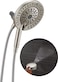 Delta 6Setting In2ition 2in1 Dual Shower Head with Handheld High Pressure ProClean Spray Brushed Nickel Detachable Shower Head with Hose 175 GPM Flow Rate Satin Nickel 75655SN