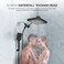 SR SUN RISE Rain Shower Head with Handheld Spray Combo Set Adjustable 12 Rainfall Dual Shower Head DoubleTandem Shower Head Waterfall Showerhead Bathroom Matte Black