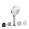 KOHLER K28682GCP SpaViva TwoFunction Handheld Showerhead Includes Cleansing Device with Four Attachments Face Body Brush Body Scrubber Body Massager 175 GPM Polished Chrome