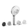 KOHLER K28682GCP SpaViva TwoFunction Handheld Showerhead Includes Cleansing Device with Four Attachments Face Body Brush Body Scrubber Body Massager 175 GPM Polished Chrome