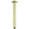 BESTILL 12 Inch Brushed Gold Ceiling Mount Shower Arm and Flange Square Rain Shower Head Arm