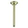 BESTILL 8 Inch Ceiling Mount Rain Shower Head Arm and Flange Brushed Gold
