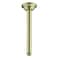 BESTILL 8 Inch Ceiling Mount Rain Shower Head Arm and Flange Brushed Gold