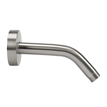 NearMoon Shower Arm with Flange Made of 304 Stainless Steel Shower Extension Extender Pipe WallMounted for Fixed Bathroom Showerhead Never Rust 6 Inch Brushed Nickel