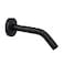 NearMoon Shower Arm with Flange Made of 304 Stainless Steel Shower Extension Extender Pipe WallMounted for Fixed Bathroom Showerhead Never Rust 6 Inch Matte Black