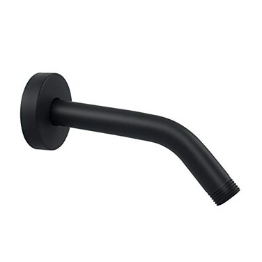 NearMoon Shower Arm with Flange Made of 304 Stainless Steel Shower Extension Extender Pipe WallMounted for Fixed Bathroom Showerhead Never Rust 6 Inch Matte Black
