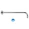 NearMoon Shower Arm Extra Extension Arm with Flange Stainless Steel WallMounted Showerhead Extender Pipe 15 Inch Chrome Finish