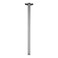 OFFO Shower Arm with Flange 16 in Ceiling Mount Replacement Rain Shower Head Straight Arm CeilingMounted For Fixed Shower Head High Pressure Rain Chrome