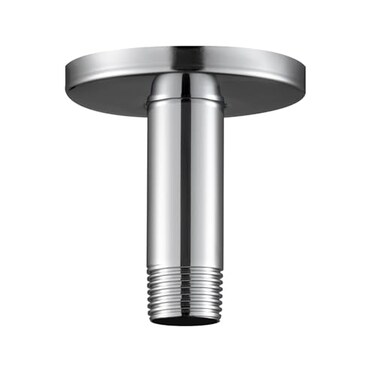OFFO Shower Arm with Flange 3 in Ceiling Mount Replacement Rain Shower Head Straight Arm CeilingMounted For Fixed Shower Head High Pressure Rain Chrome