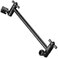 BRIGHT SHOWERS Brass Shower Head Extension Arm for Rain and Handheld Shower Head 10 Inch Universal Shower Arm Extender Height Angle Adjustable OilRubbed Bronze
