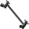 BRIGHT SHOWERS Brass Shower Head Extension Arm for Rain and Handheld Shower Head 10 Inch Universal Shower Arm Extender Height Angle Adjustable OilRubbed Bronze