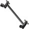 BRIGHT SHOWERS Brass Shower Head Extension Arm for Rain and Handheld Shower Head 10 Inch Universal Shower Arm Extender Height Angle Adjustable OilRubbed Bronze