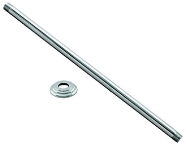 Westbrass 12 IPS x 24 Ceiling Mounted Shower Arm with Flange Polished Chrome D3624A26