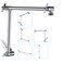 PDPBath Shower Extension Arm 16 Upgrade Solid Brass Shower Head Shower Head Extender Adjustable Height Extended with G12 Universal Connection for Rain Handheld Shower Head Chrome
