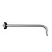 Enoughmen 16 Inch Shower Arm with FlangeStainless Steel 90 Degree Rain Shower Head Extension ArmWallMounted Shower Head Arm for Fixed Shower HeadBrushed Nickel