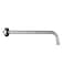 Enoughmen 16 Inch Shower Arm with FlangeStainless Steel 90 Degree Rain Shower Head Extension ArmWallMounted Shower Head Arm for Fixed Shower HeadBrushed Nickel