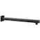 TRUSTMI Square Shower Arm with Flange 16 Inch Wall Mounted Rainfall Shower Head Extension Arm for Low Profile Bathroom Stainless Steel Oil Rubbed Bronze