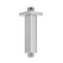 KATAIS Chrome Straight Shower Arm with Flange 4 inch Square Short Shower Head Arm Extension Made for 304 Stainless Steel