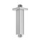 KATAIS Chrome Straight Shower Arm with Flange 4 inch Square Short Shower Head Arm Extension Made for 304 Stainless Steel