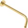 Aqua Elegante 12 Inch Shower Arm And Flange Solid Stainless Steel Wall Mount Pipe Extension for Rain Showerheads Fixed Heads Standard 12 Inch Thread Easy Install Polished Brass