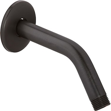 Aqua Elegante 6 Inch Shower Arm And Flange Solid Stainless Steel Wall Mount Replacement for High Pressure Handheld Showerheads Standard 12 Inch Connection Easy Install OilRubbed Bronze