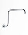 PHASAT S Shaped Shower Arm with FlangeHigh Rise Shower Head Extension Arm ChromePU9D02