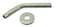 Westbrass D301107 12 IPS x 8 Wall Mount Shower Arm with Sure Grip Flange Satin Nickel