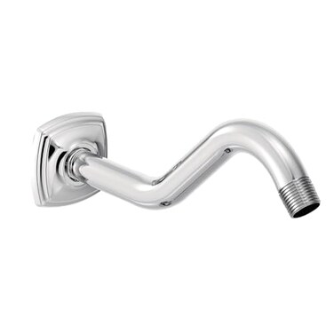 Moen 161951 Curved Shower Arm with Wall Flange Chrome
