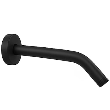 NearMoon Shower Arm with Flange Made of 304 Stainless Steel Shower Extension Extender Pipe WallMounted for Fixed Bathroom Showerhead Never Rust 10 Inch Matte Black