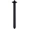 Anpean 16 Inch Square Ceiling Mounted Shower Arm and Flange Matte Black