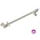 Burginwin 12 Inch Shower Head Extension Arm Brushed NickelSolid Brass Adjustable Shower Arm Extension Lower Or Raise Any Rain Or Handheld Showerhead To Your Height Angle Universal Connection