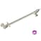 Burginwin 12 Inch Shower Head Extension Arm Brushed NickelSolid Brass Adjustable Shower Arm Extension Lower Or Raise Any Rain Or Handheld Showerhead To Your Height Angle Universal Connection