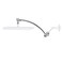 Hibbent All Metal 10 Shower Head Extension Arm Solid Brass Flexible Height Angle Adjustable Shower Arm Extender with Lock Joint Universal Connection Stainless Steel Pipe Height Extending Chrome