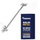HammerHead Showers Solid Metal 16 Inch Long Adjustable Shower Arm Feat Shark Teeth The Strongest Locking Joints of Any Shower Head Extension Arm Raises Showerhead Height Chrome