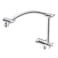 Hibbent Metal 16 Shower Head Extension Arm with 3way Diverter Valve Brass Flexible Height Angle Adjustable Shower Arm Extender for Rain Showerhead Stainless Steel Pipe Height Extending Chrome