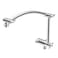 Hibbent Metal 16 Shower Head Extension Arm with 3way Diverter Valve Brass Flexible Height Angle Adjustable Shower Arm Extender for Rain Showerhead Stainless Steel Pipe Height Extending Chrome