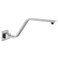 BESTILL 16 Inch S Shape Brushed Nickel Shower Head Arm Square Wall Mounted Shower Arm and Flange Included