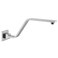 BESTILL 16 Inch S Shape Brushed Nickel Shower Head Arm Square Wall Mounted Shower Arm and Flange Included