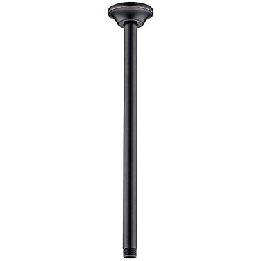 BESTILL 16 Inch Ceiling Mount Rain Shower Head Arm and Flange Oil Rubbed Bronze
