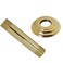 Westbrass 12 IPS x 4 Ceiling Mounted Shower Arm with Flange Polished Brass D3604A01