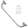 iMomwee Brushed Nickel Grab Bar 16 Inch Stainless Steel Safety Grab Bar Wall Mounted Balanced Support Bar for Toilet Handicap Bathroom Safety Rail for Elderly Senior Shower Bath Handle