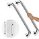 iMomwee 2 Pack 32 Inch Shower Grab Bar with AntiSlip Grip Chrome Stainless Steel Bathroom Grab Bar Handle Shower Balance Bar Safety Hand Rail Support Handicap Elderly Senior Assist Bath Handle